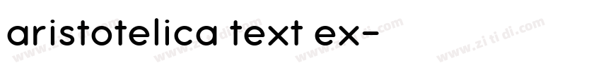aristotelica text ex字体转换